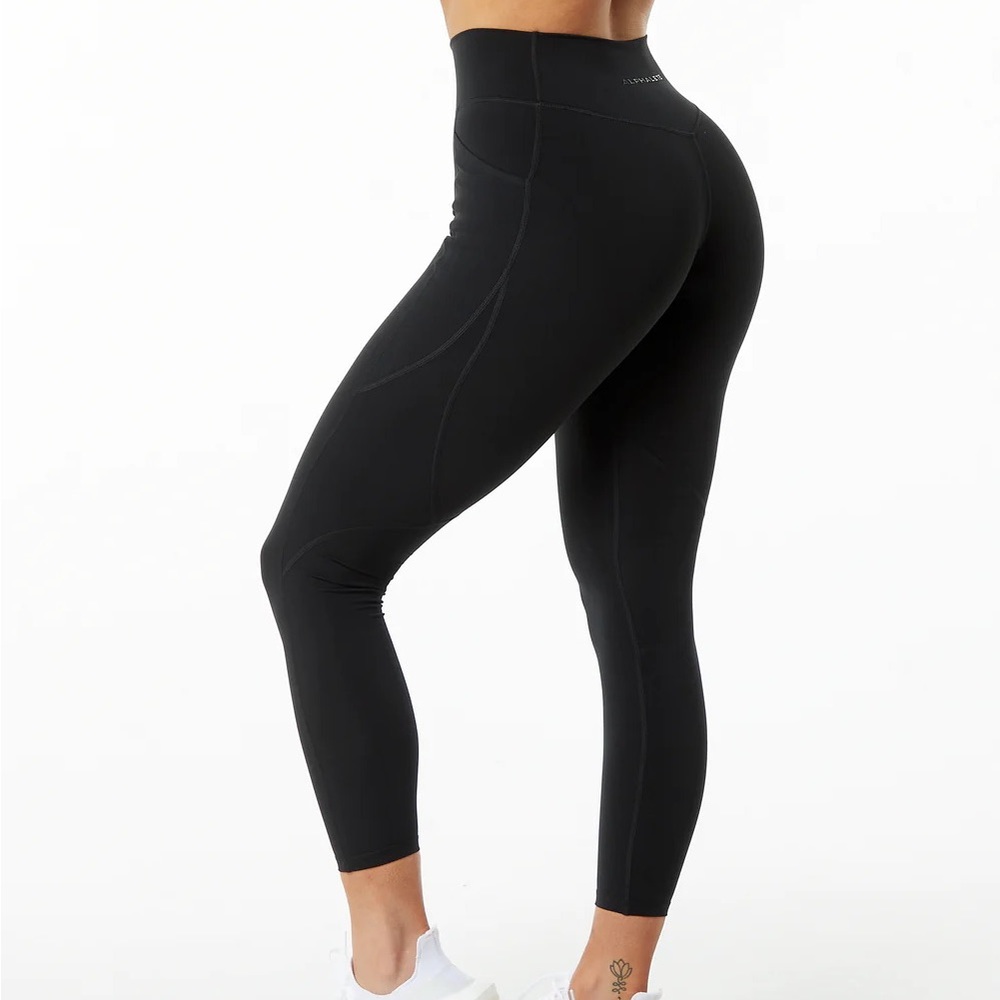 ALPHALETE SURFACE POCKET LEGGING 27" - Black